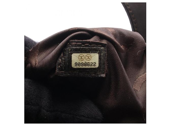 Borsa Tote Chanel Wild Stitch Marrone - vista 5