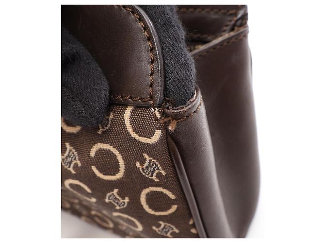 Céline Bolso Celine C Macadam marrón Castaño - vista 13