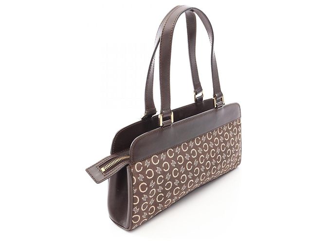 Céline Bolso Celine C Macadam marrón Castaño - vista 2