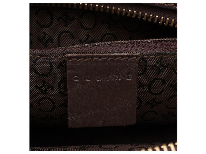 Céline Bolso Celine C Macadam marrón Castaño - vista 4