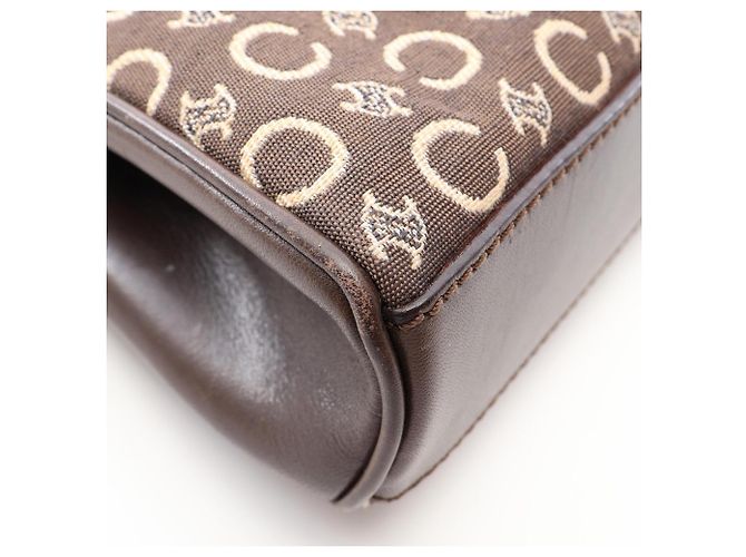 Céline Bolso Celine C Macadam marrón Castaño - vista 7