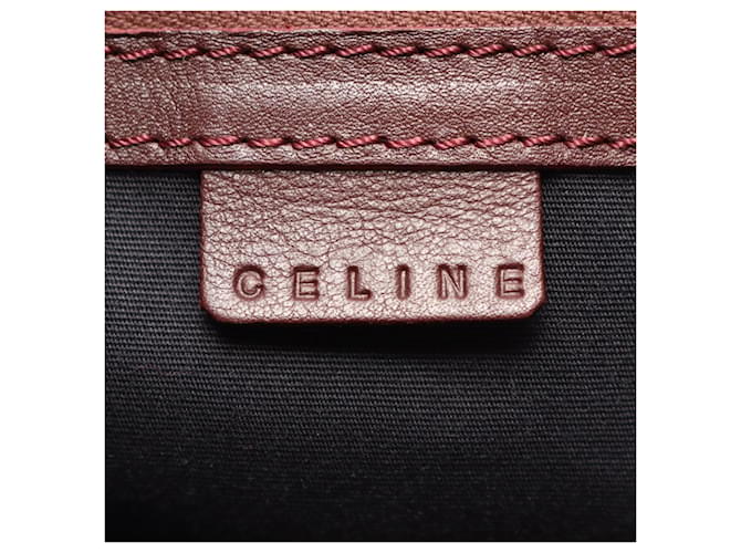 Céline Borsa Celine C Macadam Nero Bordò - vista 4