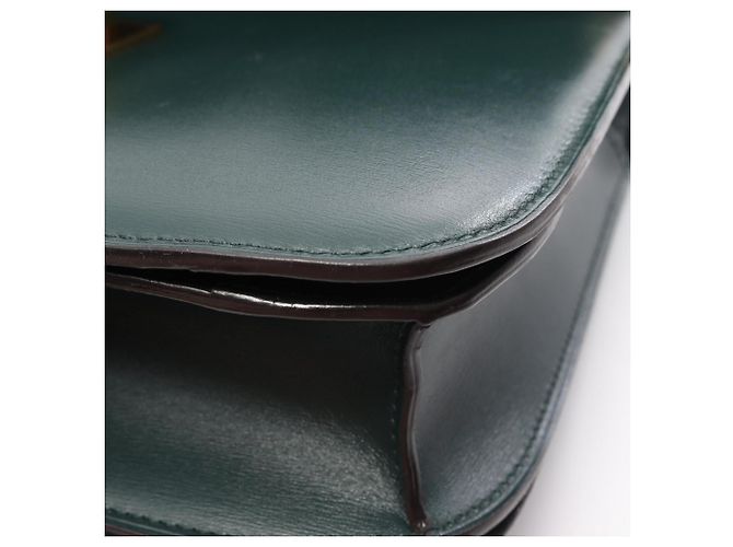 Céline Borsa Celine Classic Medium in pelle verde - vista 6