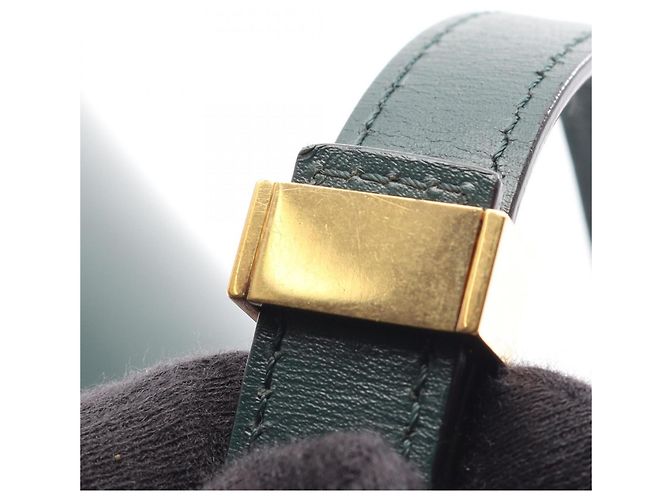 Céline Borsa Celine Classic Medium in pelle verde - vista 8