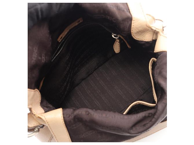 Céline Borsa a tracolla in pelle beige Celine - vista 3