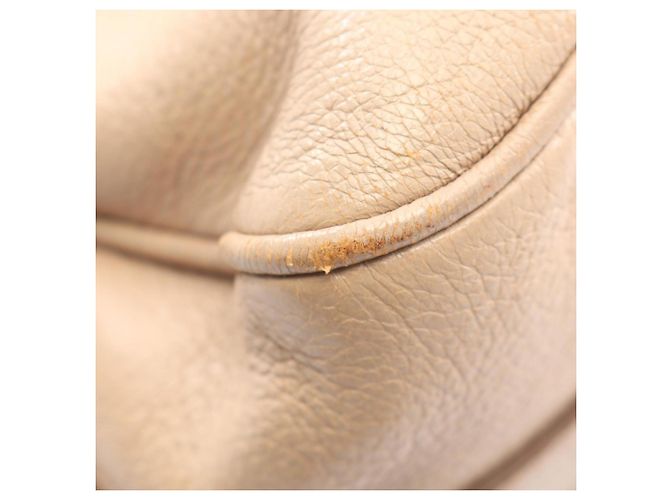 Céline Borsa a tracolla in pelle beige Celine - vista 5