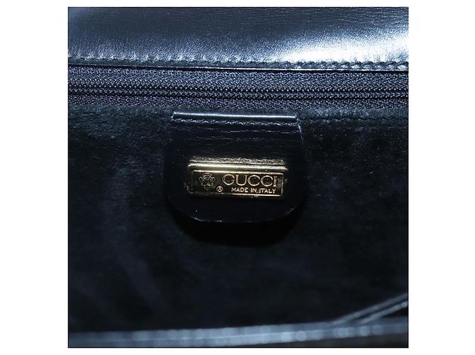 Gucci Cuero Vintage Negro - vista 6