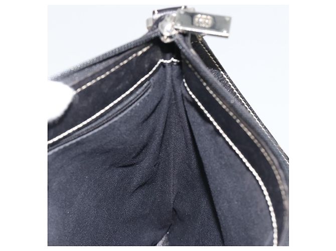 LOEWE Schultertasche Canvas Grau Silber Auth 191354 Braun - Ansicht 19