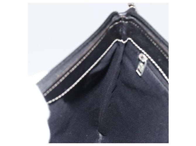 LOEWE Schultertasche Canvas Grau Silber Auth 191354 Braun - Ansicht 20