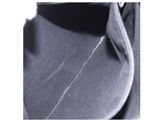 LOEWE Schultertasche Canvas Grau Silber Auth 191354 Braun - Ansicht 22