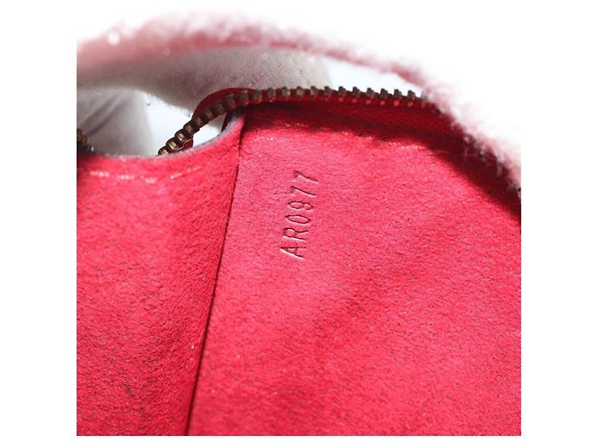 LOUIS VUITTON Epi Pochette Accessoires Pochette Rossa M52947 LV Auth 187691 Rosso - vista 12