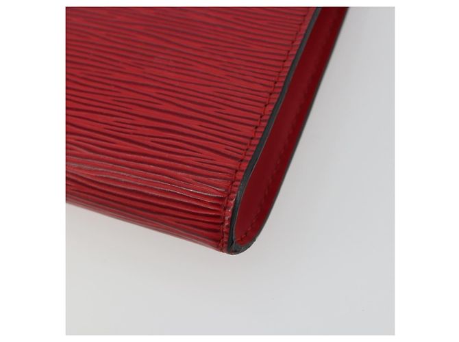 LOUIS VUITTON Epi Pochette Accessoires Pochette Rossa M52947 LV Auth 187691 Rosso - vista 15
