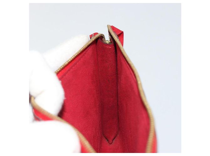 LOUIS VUITTON Epi Pochette Accessoires Pochette Rossa M52947 LV Auth 187691 Rosso - vista 18