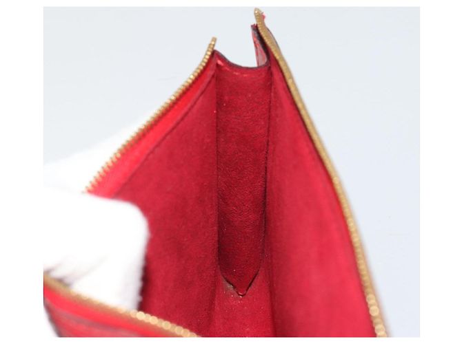 LOUIS VUITTON Epi Pochette Accessoires Pochette Rossa M52947 LV Auth 187691 Rosso - vista 19