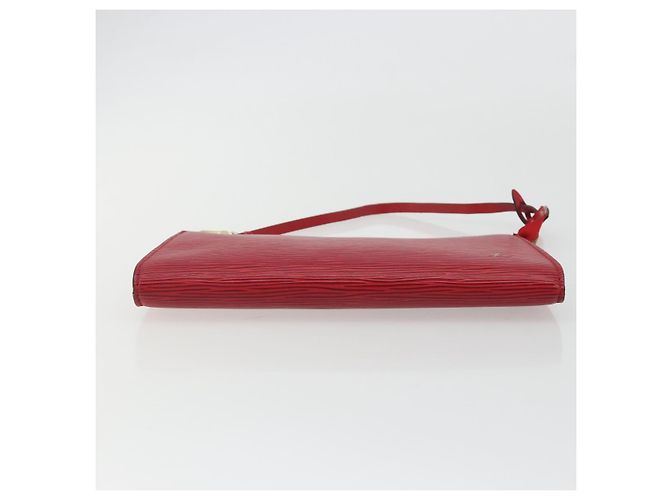 LOUIS VUITTON Epi Pochette Accessoires Pochette Rossa M52947 LV Auth 187691 Rosso - vista 5