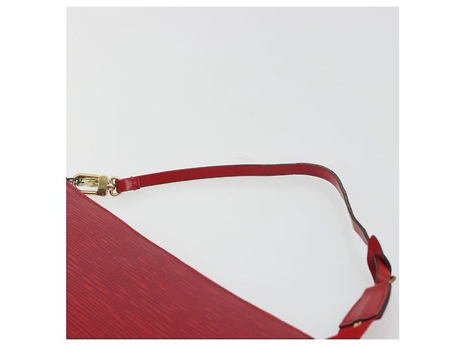 LOUIS VUITTON Epi Pochette Accessoires Pochette Rossa M52947 LV Auth 187691 Rosso - vista 8