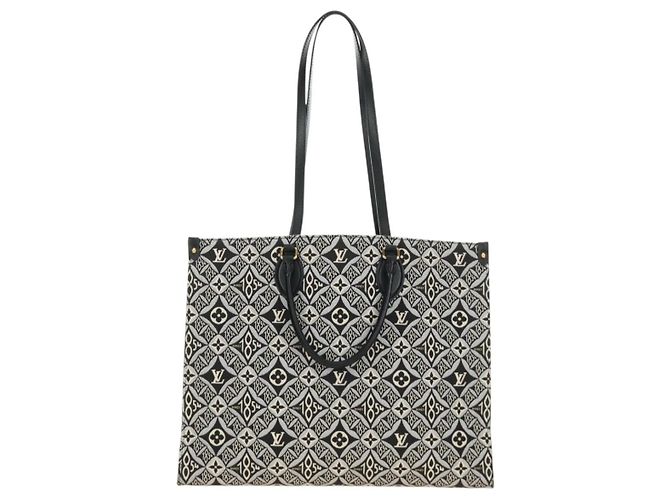 LOUIS VUITTON Monogram Jaguar On The Go GM Bag Black M57207 LV Auth 186669SAM Noir - vue 2