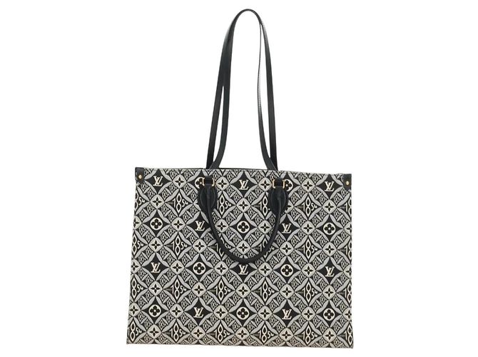LOUIS VUITTON Monogram Jaguar On The Go GM Bag Black M57207 LV Auth 186669SAM Noir - vue 3