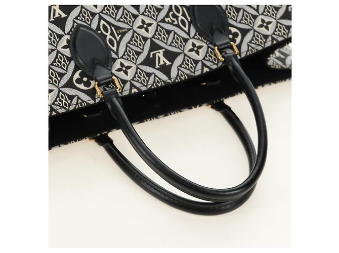 LOUIS VUITTON Monogram Jaguar On The Go GM Bag Black M57207 LV Auth 186669SAM Noir - vue 9