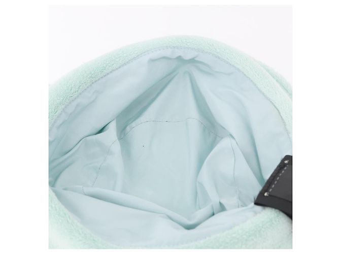Cappello bucket Miu Miu Pile S Green Auth 190493M Verde - vista 12