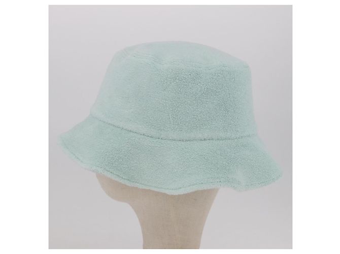 Cappello bucket Miu Miu Pile S Green Auth 190493M Verde - vista 5