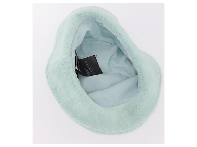 Cappello bucket Miu Miu Pile S Green Auth 190493M Verde - vista 8