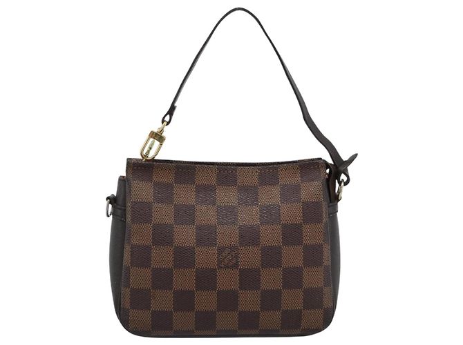 LOUIS VUITTON Damier Ebene Trousse Make Up Pouch N51982 LV Auth 188242A - vista 13