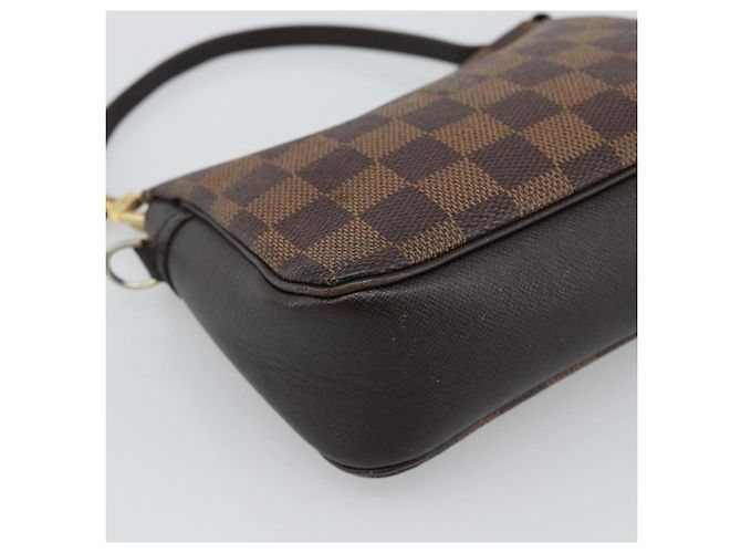 LOUIS VUITTON Damier Ebene Trousse Make Up Pouch N51982 LV Auth 188242A - vista 14