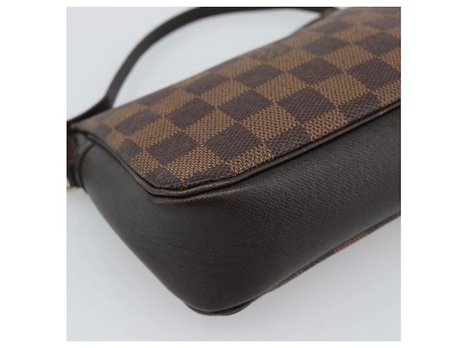 LOUIS VUITTON Damier Ebene Trousse Make Up Pouch N51982 LV Auth 188242A - vista 16
