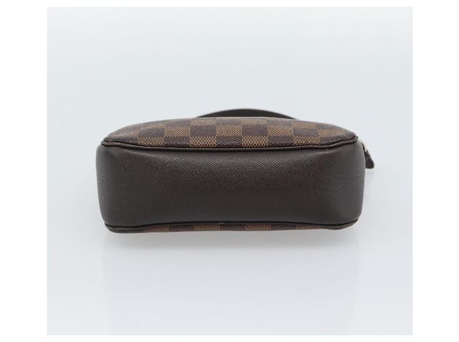 LOUIS VUITTON Damier Ebene Trousse Make Up Pouch N51982 LV Auth 188242A - vista 5