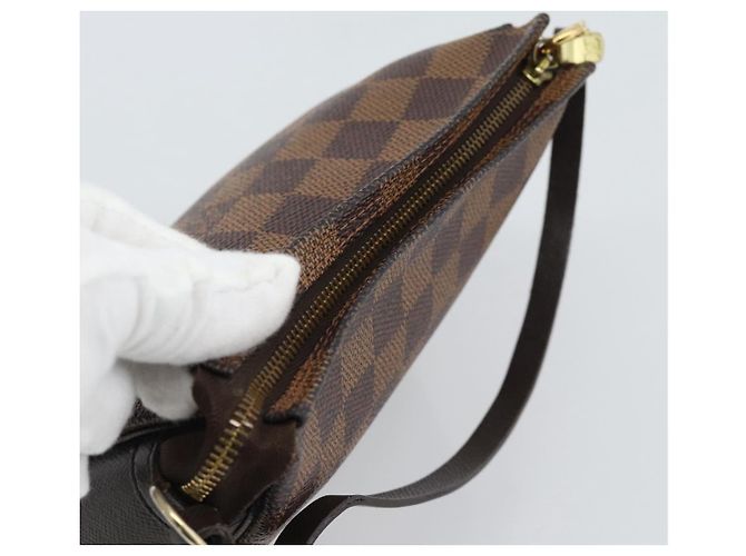 LOUIS VUITTON Damier Ebene Trousse Make Up Pouch N51982 LV Auth 188242A - vista 6