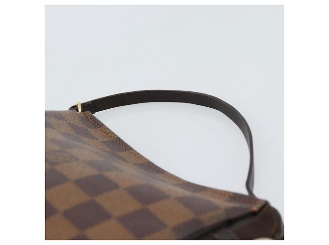 LOUIS VUITTON Damier Ebene Trousse Make Up Pouch N51982 LV Auth 188242A - vista 8
