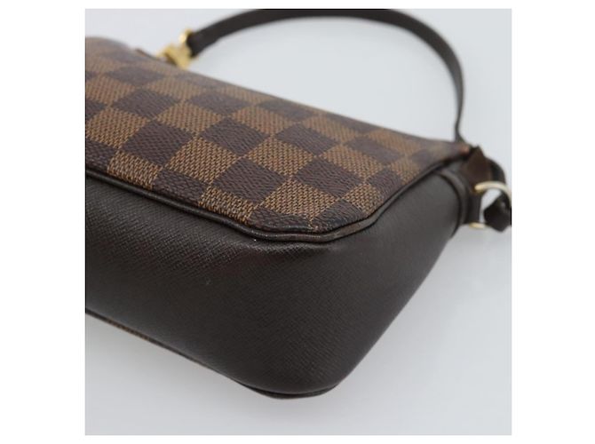 LOUIS VUITTON Damier Ebene Trousse Make Up Pouch N51982 LV Auth 188242A - vista 9