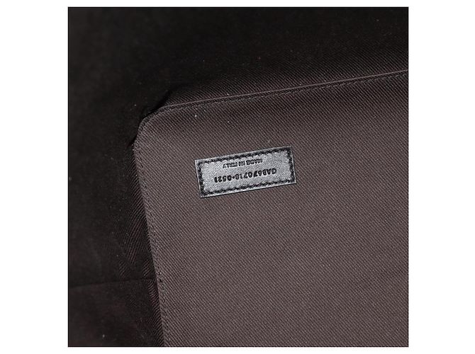SAINT LAURENT Le Monogram Bucket Bag PVC Leather Brown Gold Auth 190129SAM Marrone D'oro - vista 24