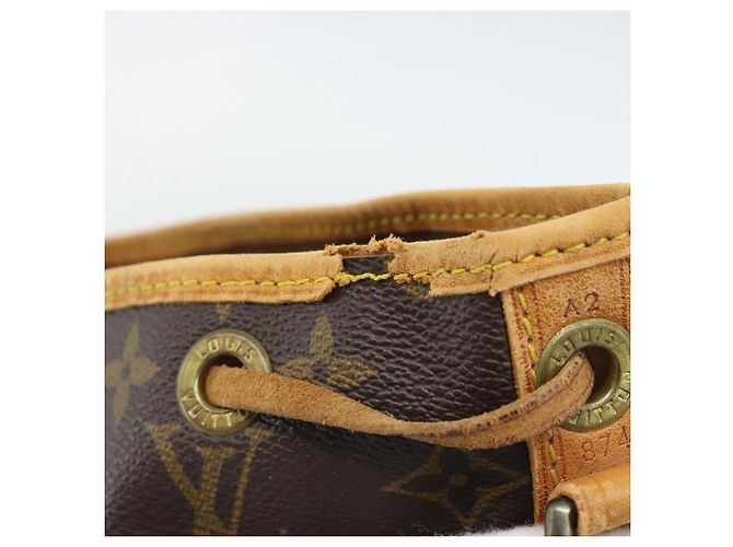 LOUIS VUITTON Borsa a tracolla Monogram Petit Noe M42226 LV Auth 188092 Monogramma - vista 11