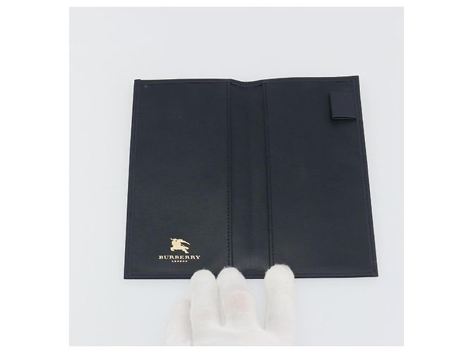 BURBERRY Nova Check Day Planner Cover Canvas Navy Auth 189993A Navy blue - view 13