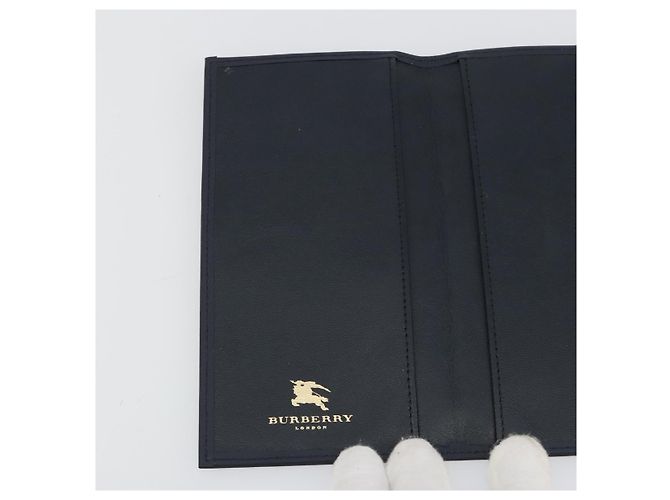 BURBERRY Nova Check Day Planner Cover Canvas Navy Auth 189993A Navy blue - view 15