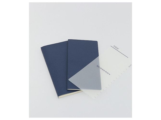 BURBERRY Nova Check Day Planner Cover Canvas Navy Auth 189993A Navy blue - view 19