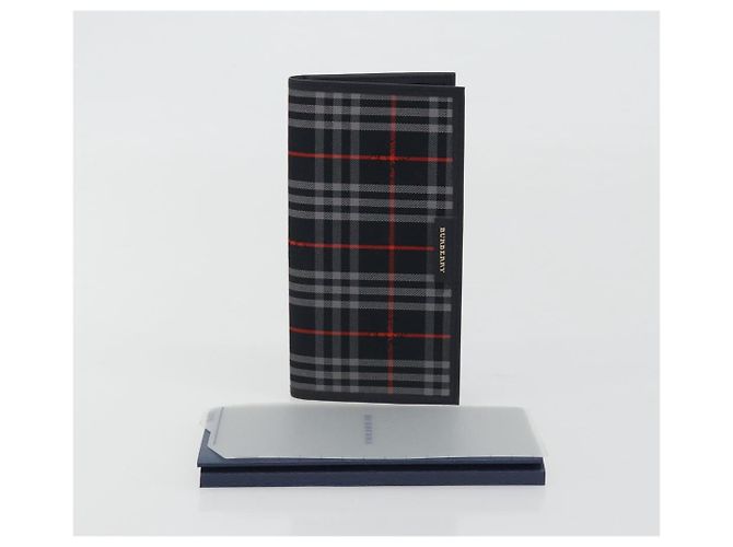 BURBERRY Nova Check Day Planner Cover Canvas Navy Auth 189993A Navy blue - view 20