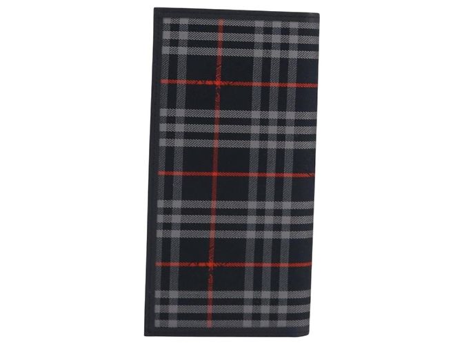 BURBERRY Nova Check Day Planner Cover Canvas Navy Auth 189993A Navy blue - view 3