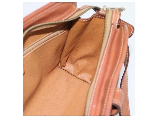 Céline Borsa a Spalla CELINE in Tela Macadam PVC Beige Oro Auth mr2636 D'oro - vista 17