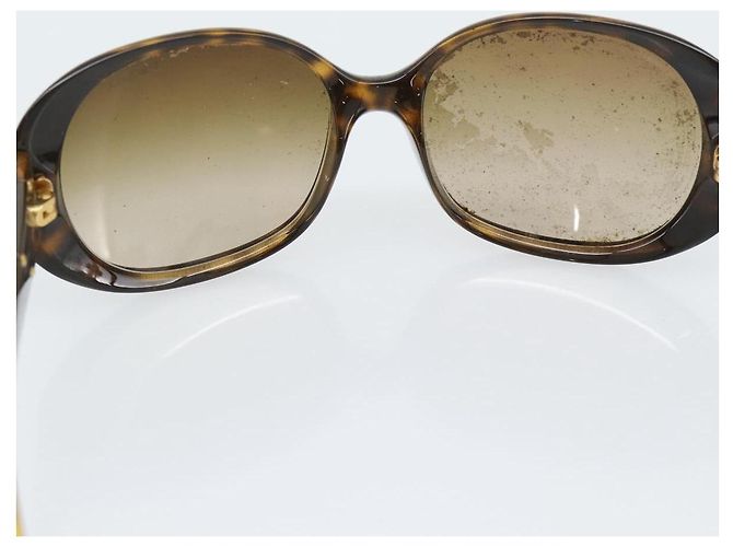 Occhiali da sole PRADA in plastica marrone e oro Auth BA14042 D'oro - vista 10