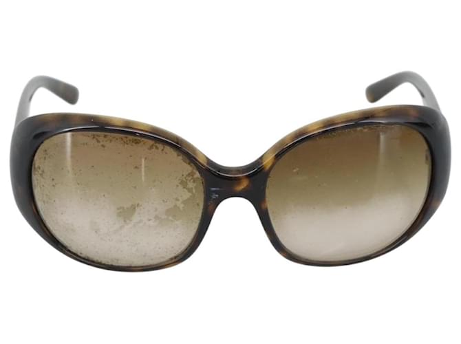 Occhiali da sole PRADA in plastica marrone e oro Auth BA14042 D'oro - vista 2