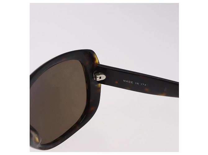 Gafas de sol CHANEL de plástico marrón CC Auth BA13831 Castaño - vista 10