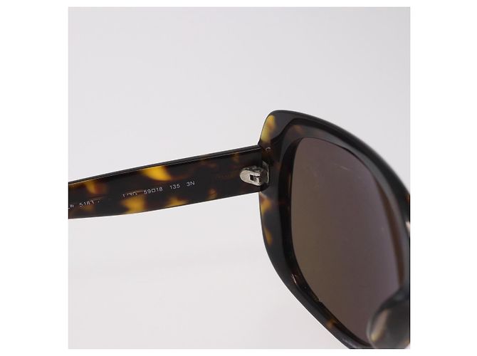 Gafas de sol CHANEL de plástico marrón CC Auth BA13831 Castaño - vista 11