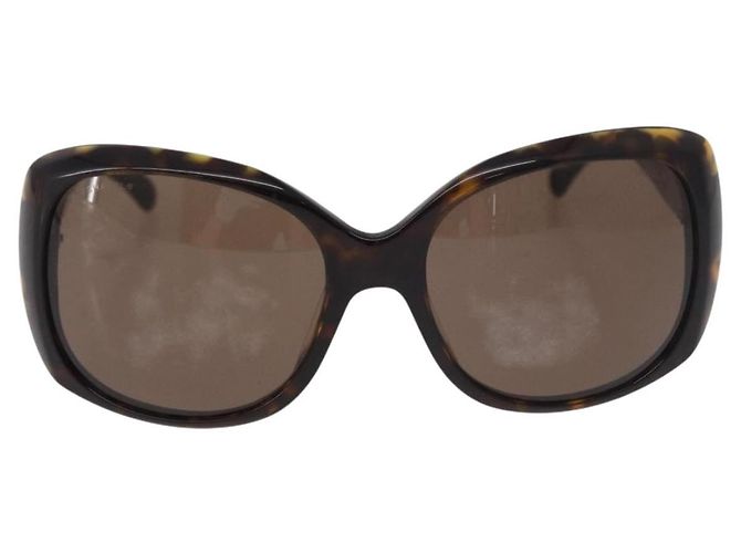 Gafas de sol CHANEL de plástico marrón CC Auth BA13831 Castaño - vista 2