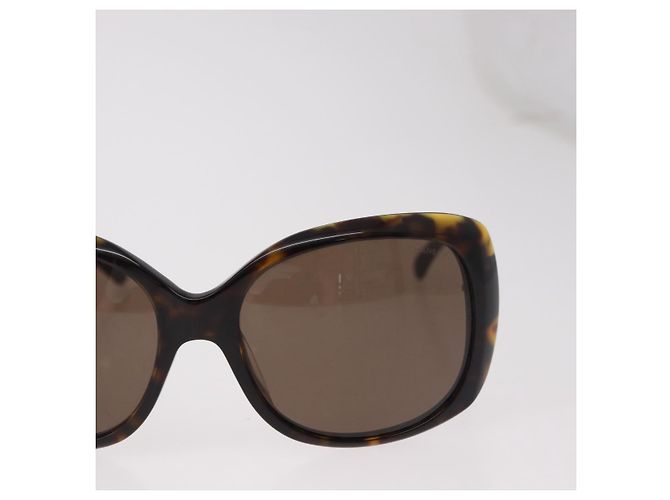 Gafas de sol CHANEL de plástico marrón CC Auth BA13831 Castaño - vista 5