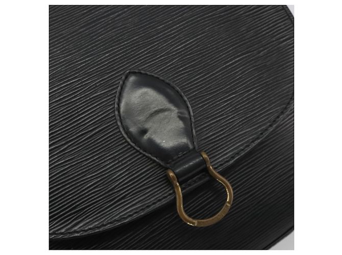 Borsa a Spalla LOUIS VUITTON Epi Saint Cloud GM Nera M52192 LV Auth BA13914 Nero - vista 14