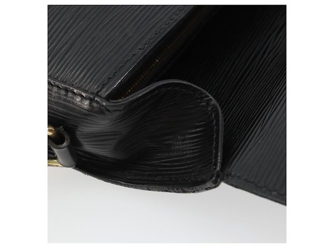 Borsa a Spalla LOUIS VUITTON Epi Saint Cloud GM Nera M52192 LV Auth BA13914 Nero - vista 17