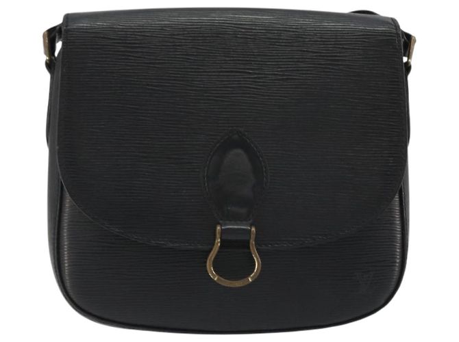 Borsa a Spalla LOUIS VUITTON Epi Saint Cloud GM Nera M52192 LV Auth BA13914 Nero - vista 2